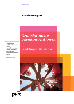 PwC Granskning av barnkonventionen