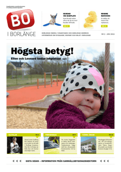Högsta betyg! - AB Stora Tunabyggen