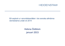 allmän domstol 2014, Helena Östblom