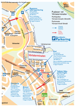 Siljaterminalen - Stockholm Parkering