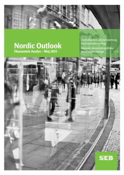 Nordic Outlook maj 2015