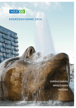 ÅRSREDOVISNING 2014