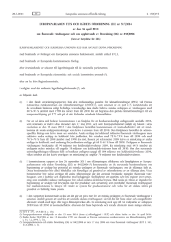 Europaparlamen tets och rådets förordning (EU) nr 517/2014