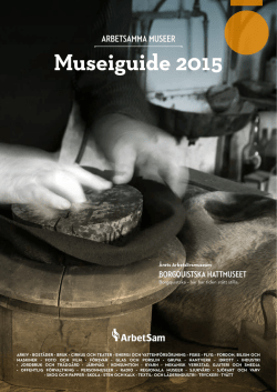 länk till Museiguide 2015