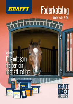 Tillskott som hjälper din häst att må bra