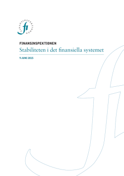 Stabiliteten i det finansiella systemet