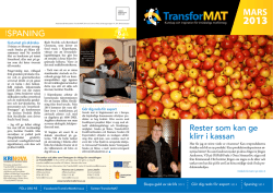 TransforMATs nyhetsbrev mars 2013