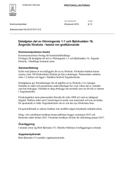 beslut om godkännande