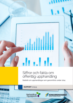 Rapport 2015:9 - Siffror och fakta om offentlig