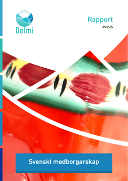 Delmi Rapport 2015:5 - Delegationen för migrationsstudier