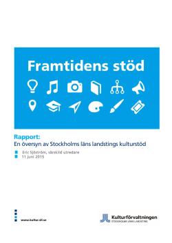Rapport: - Stockholms läns landsting