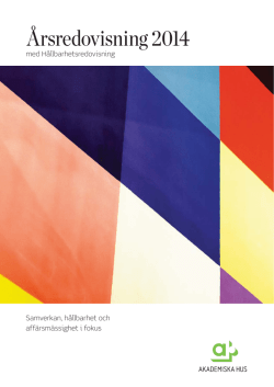 &Aring;rsredovisning 2014