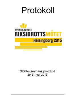 SISU-stämman - Svenskidrott