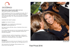 Prislista Fest privat 2015