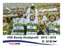 Klubbprofil 2015/2016