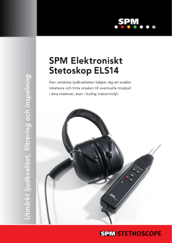 SPM Elektroniskt Stetoskop ELS14
