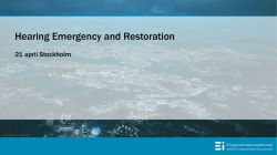 Hearing Emergency and Restoration