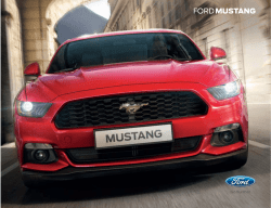 Ford Mustang Broschyr