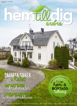 i Köket - Hem till Dig | Mäklartidningen i Örebro