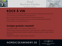 KOCK Å VIN - Nordic Sea Winery