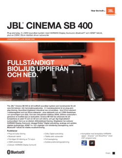 JBL® Cinema SB 400