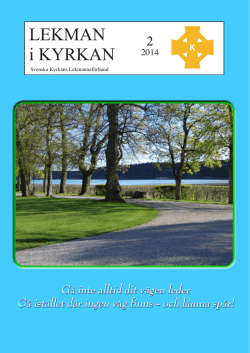 Lekman i Kyrkan 2014-02 - Svenska Kyrkans Lekmannaförbund