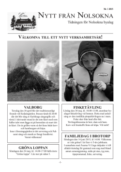 Nolsoknabladet 1 2015