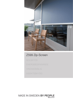 Z599 Zip-Screen - KD Solskydd AB