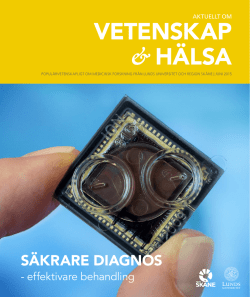 VETENSKAP & HÄLSA - Aktuellt om Vetenskap och Hälsa