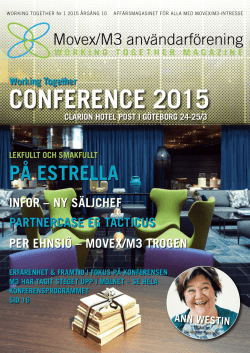 CONfERENCE 2015