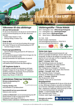 LRF Infoblad höst 2015