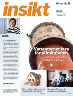 Vattentornet fara för allmänheten