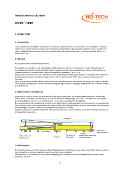 Installationinstruktioner Recoh-tray PDF