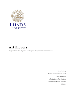 Art flippers - LUP - Lunds universitet