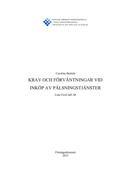 Ålder - Köper ni pälsningstjänster