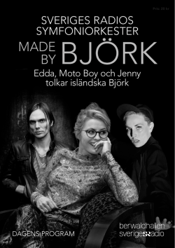 Made by Björk 3 och 4 december 2015