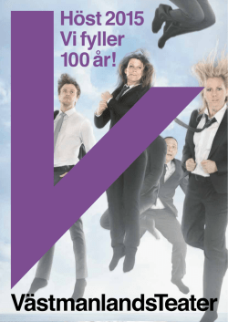 Här - Västmanlands Teater