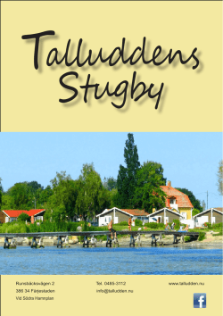 BRF Talludden - Talluddens Stugor & Camping