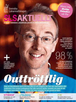 pdf - Svenska Läkaresällskapet