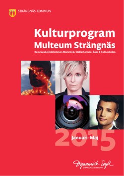 Kulturprogram 2015