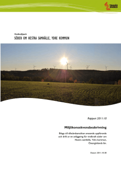 Miljökonsekvensbeskrivning (öppnas som pdf)