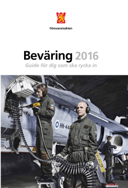 Beväring 2016 - Puolustusvoimat