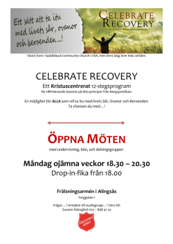 Celebrate Recovery Öppna Möten