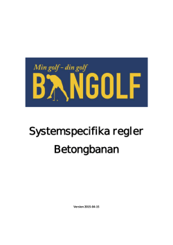 Kapitel 13 Systemspecifika regler Betongbanan (PDF, 2015-04-15)