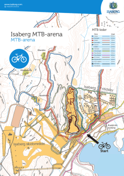 Karta över Isaberg MTB
