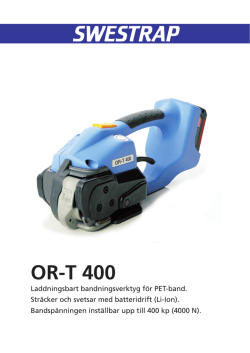 OR-T 400 – nästa steg i utvecklingen - T