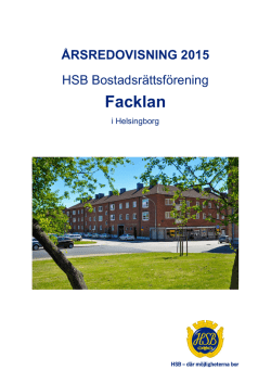 Facklan - HSB Nordvästra Skåne