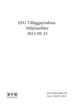 EFG Tilläggsprislista_2015