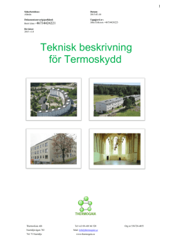 Teknisk beskrivning