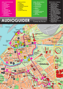 AUDIOGUIDER - I Love Göteborg.